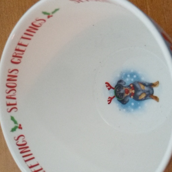 Portobello by Design Reindeer Dog Seasons Greetings Mug - Picture 2 of 6